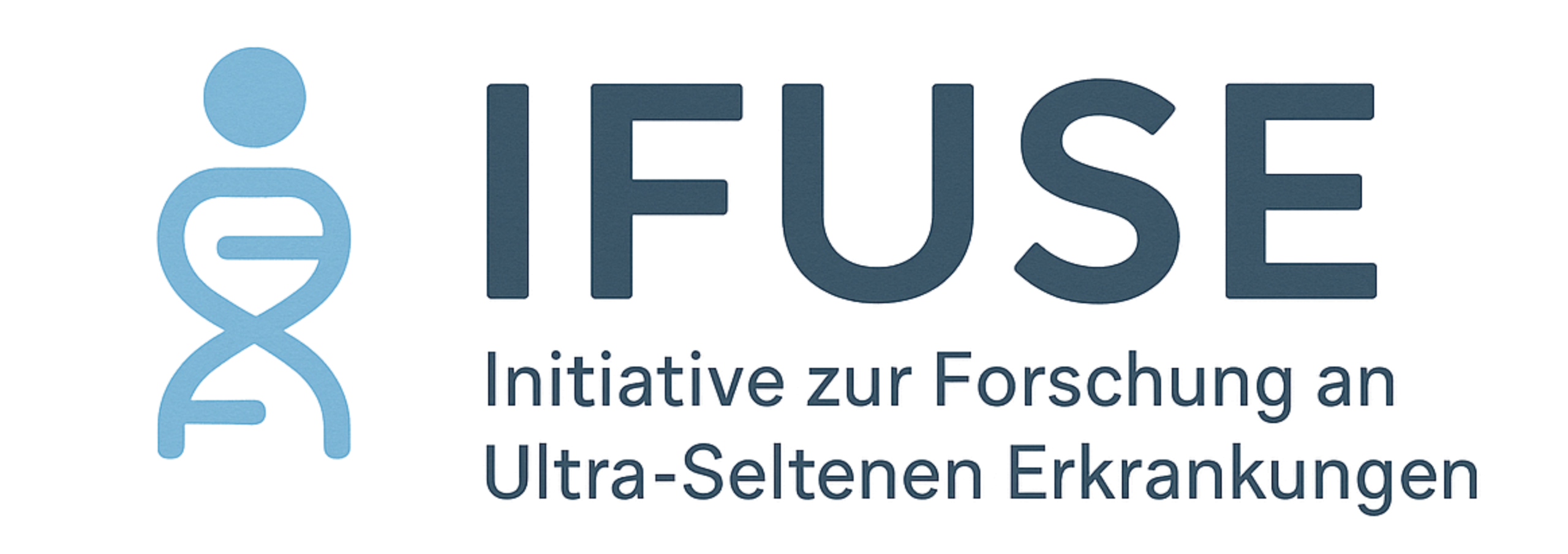 IFUSE Logo – Initiative zur Forschung an ultra-seltenen genetischen Erkrankungen